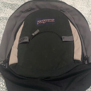 🏷️🌟CLOSET CLOSEOUT 👋 Jansport Classic Black and Gray Backpack